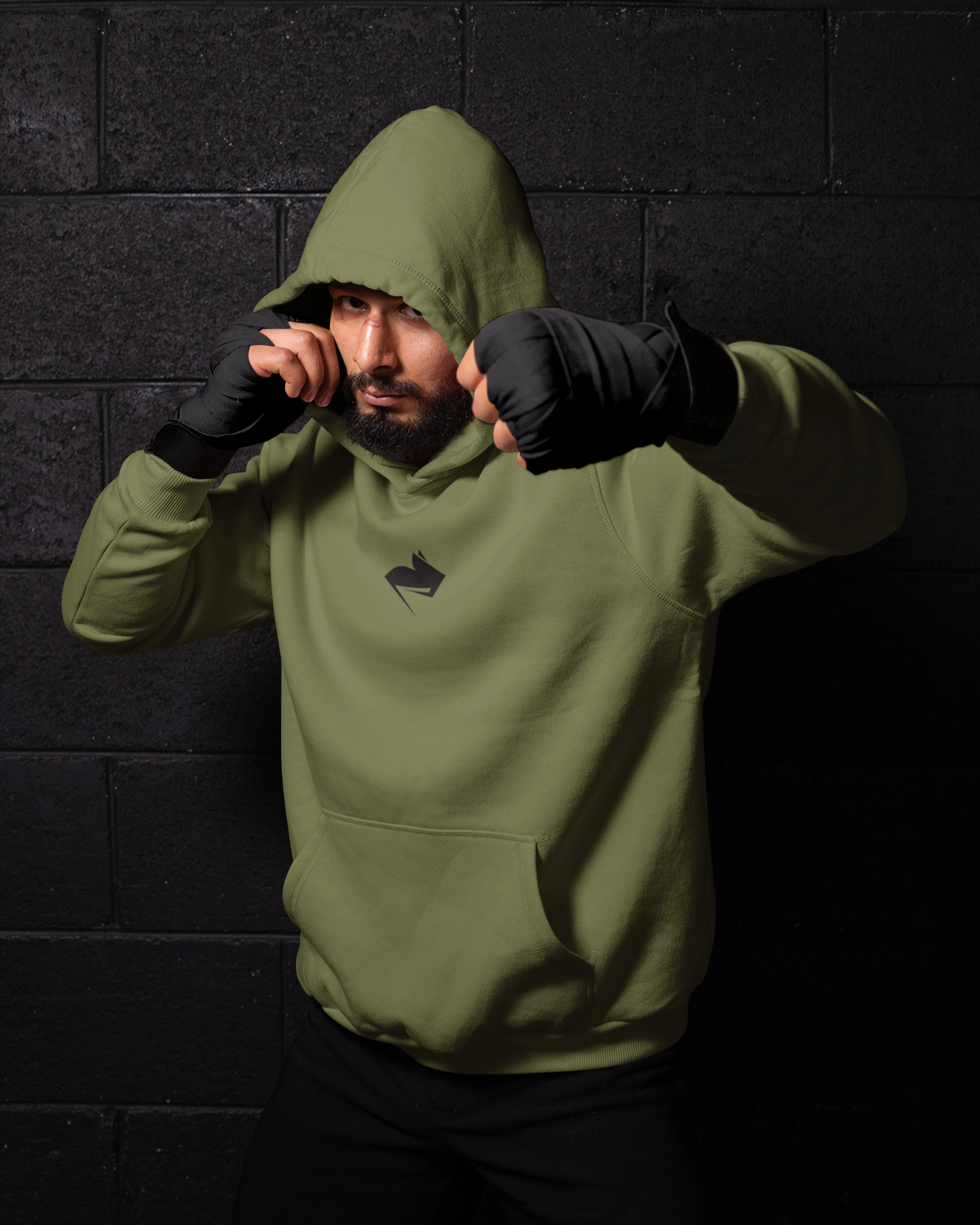 OLIVE GREEN HOODIE