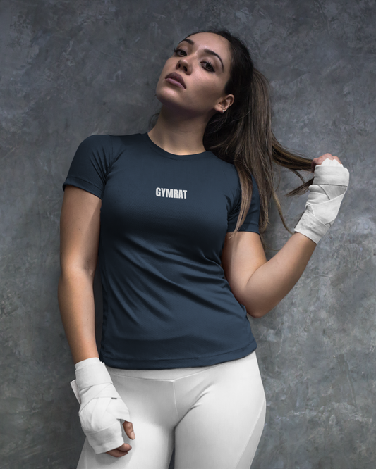 DARK BLUE GYMRAT T-SHIRT